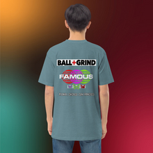 Load image into Gallery viewer, BALL+GRIND - BG Famous Men’s Premium Heavyweight Tee