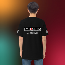 Load image into Gallery viewer, BALL+GRIND - The Original BG Shield Men’s Premium Heavyweight Tee