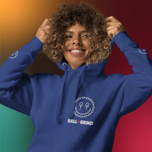 Load image into Gallery viewer, BALL+GRIND - BE GRATEFU! SMILEY LINK Unisex Hoodie