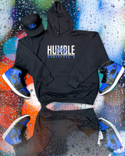 Load image into Gallery viewer, BALL+GRIND - STAY HUMBLE HUSTLE HARD (BROYAL) Black/Royal Unisex Hoodie