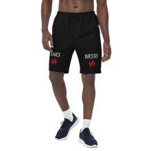 Load image into Gallery viewer, BALL+GRIND - RAR3 BR33D Blk/Red/Wht Men's fleece shorts