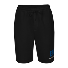 Load image into Gallery viewer, BALL+GRIND - BG Blk/Royal/Wht Men's fleece shorts