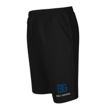 Load image into Gallery viewer, BALL+GRIND - BG Blk/Royal/Wht Men's fleece shorts