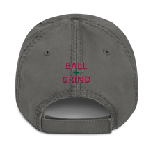 Load image into Gallery viewer, BALL + GRIND "FAITH OVER FEAR" (Pink/Green Letter) Distressed Dad Hat