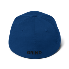 Load image into Gallery viewer, BALL+GRIND: THE GRIND (Black Stitch) Flexfit Structured Twill Cap