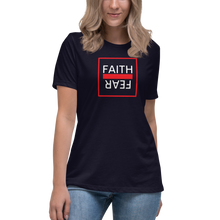 Load image into Gallery viewer, Ball+Grind "Faith Over Fear" Women's Relaxed T-Shirt