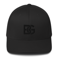 Load image into Gallery viewer, BALL+GRIND: THE GRIND (Black Stitch) Flexfit Structured Twill Cap
