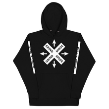 Load image into Gallery viewer, BALL+GRIND - GRIND MODE (BLACK/WHITE) Unisex Hoodie