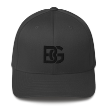 Load image into Gallery viewer, BALL+GRIND: THE GRIND (Black Stitch) Flexfit Structured Twill Cap