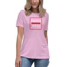 Load image into Gallery viewer, Ball+Grind "Faith Over Fear" Women's Relaxed T-Shirt