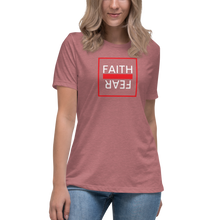 Load image into Gallery viewer, Ball+Grind "Faith Over Fear" Women's Relaxed T-Shirt