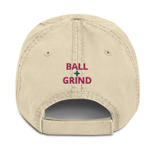 Load image into Gallery viewer, BALL + GRIND "FAITH OVER FEAR" (Pink/Green Letter) Distressed Dad Hat