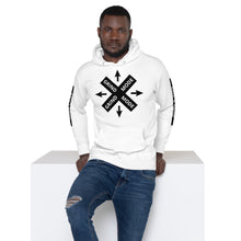 Load image into Gallery viewer, BALL+GRIND - GRIND MODE (WHITE/BLACK) Unisex Hoodie