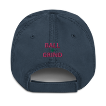 Load image into Gallery viewer, BALL + GRIND "FAITH OVER FEAR" (Pink/Green Letter) Distressed Dad Hat