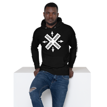 Load image into Gallery viewer, BALL+GRIND - GRIND MODE (BLACK/WHITE) Unisex Hoodie