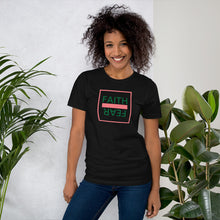 Load image into Gallery viewer, Ball+Grind - "FAITH OVER FEAR" Pink/Green Short-Sleeve Unisex T-Shirt