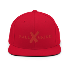 Load image into Gallery viewer, BALL x GRIND: RED X Snap Back