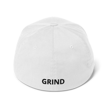 Load image into Gallery viewer, BALL+GRIND: THE GRIND (Black Stitch) Flexfit Structured Twill Cap