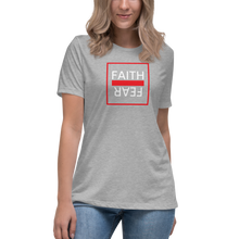 Load image into Gallery viewer, Ball+Grind "Faith Over Fear" Women's Relaxed T-Shirt