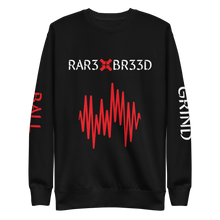 Load image into Gallery viewer, BALL+GRIND - RAR3 BR33D Blk/Red/Wht Unisex Fleece Pullover