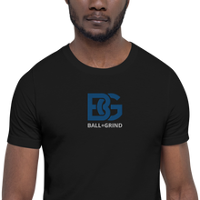 Load image into Gallery viewer, BALL+GRIND - BG "BROYAL" Stitched Short-Sleeve Unisex T-Shirt