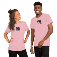 Load image into Gallery viewer, BALL+GRIND - BG Black Stitched Short-Sleeve Unisex T-Shirt