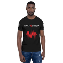 Load image into Gallery viewer, BALL+GRIND- RAR3 BR33D Blk/Red/Wht Short-Sleeve Unisex T-Shirt